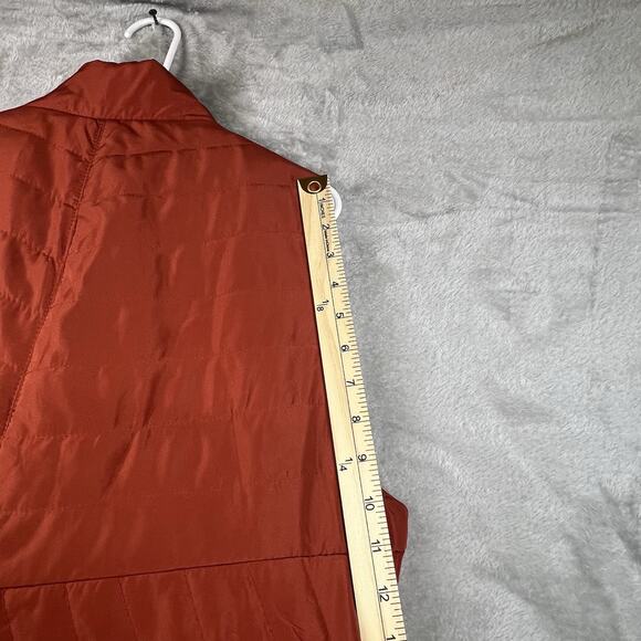 New Directions Women’s Puffer Vest Jacket, Rust Size XL - Picture 7 of 9